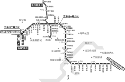 杭州地铁5号线绿汀路站和创新路站即将开工 具体站点位置和布局详细披露 杭州地铁5号线绿汀路站和创新路站即将开工 具体站点位置和布局详细披露
